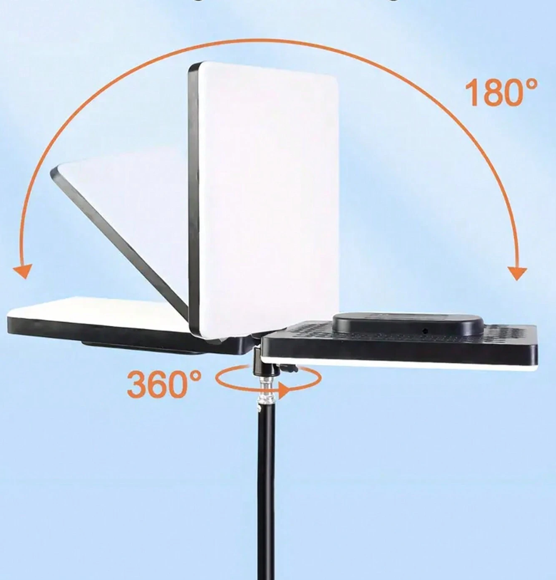 Panel de luz 10 pulgadas con tripode 122cm