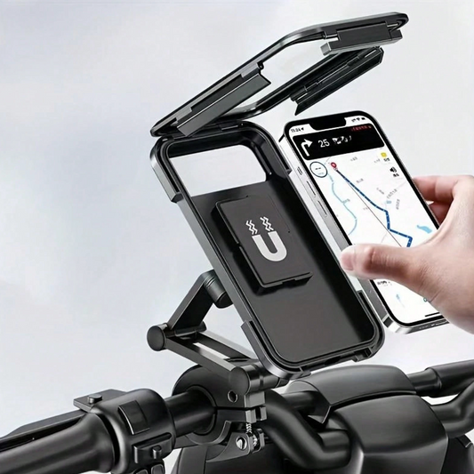 Soporte de teléfono impermeable para ciclistas
