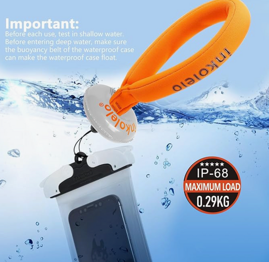 Correa flotante impermeable para celular o cámara